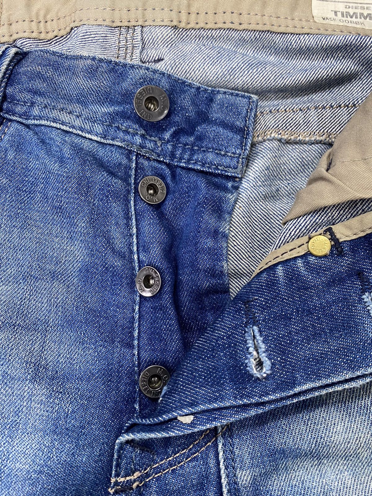 Diesel A12 Rare - Distressed Diesel Jeans Size US 32 / EU 48 - 12 Thumbnail