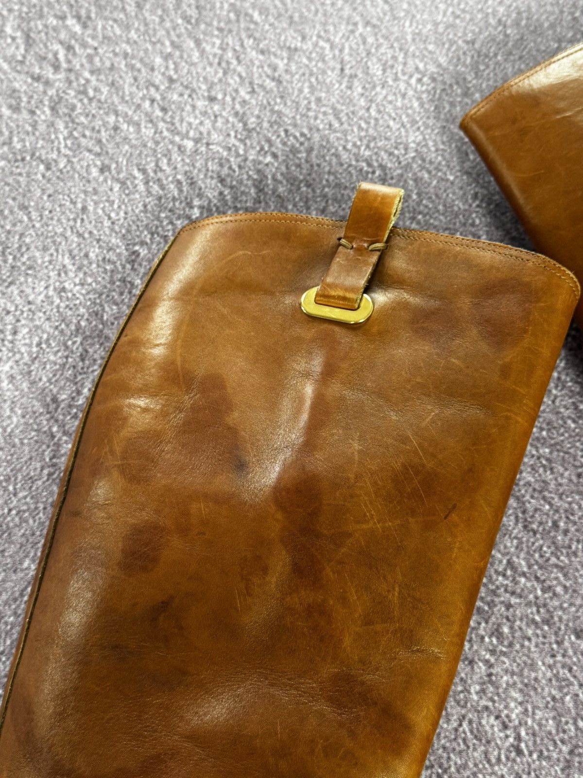 Ralph Lauren Vintage Ralph Lauren Luxury Leather Distressed 90s Boots Size US 10 / IT 40 - 8 Thumbnail
