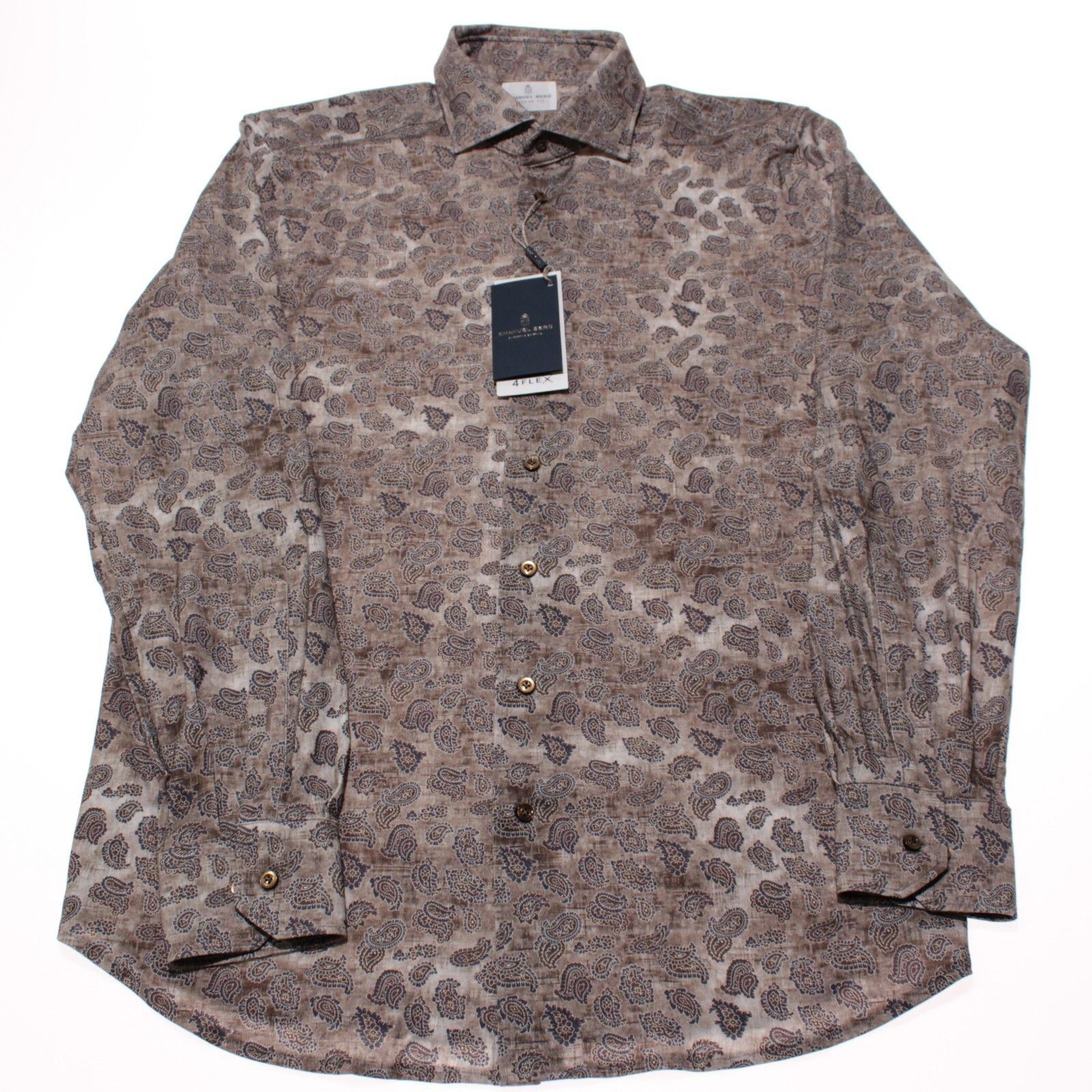 Other Emanuel Berg New with tags Shirt Size L US In Brown Size US L / EU 52-54 / 3 - 3 Thumbnail