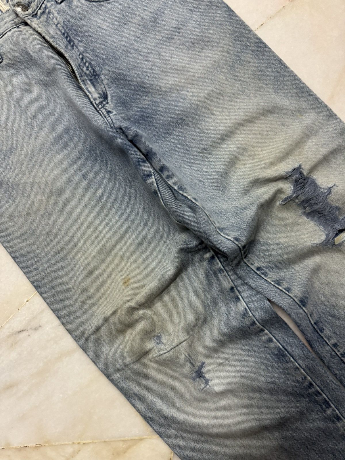 Iceberg 💥BAGGY💥90s WIDE ICEBERG MADE ITALY GRUNGE WASHED JEANS Size US 29 - 6 Thumbnail