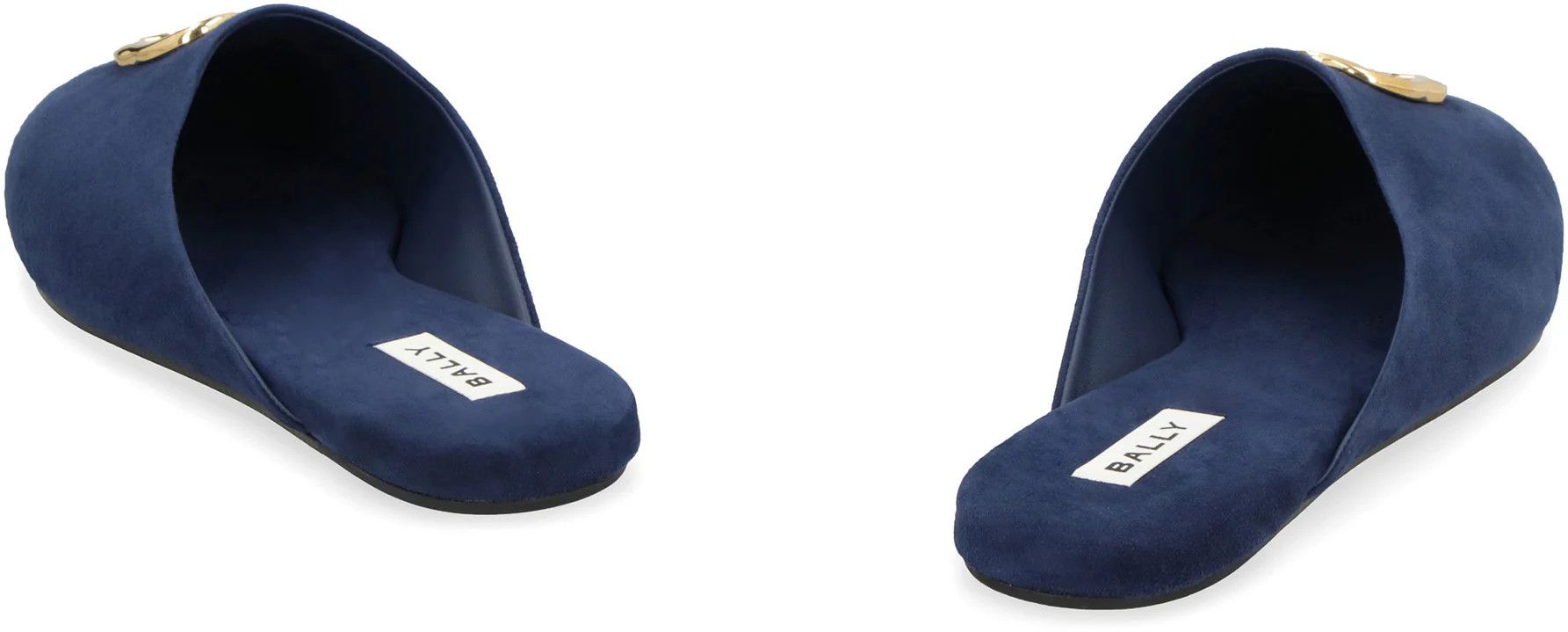 Bally $765 San Fernando Blue Velvet slippers Size US 10 / EU 43 - 3 Thumbnail