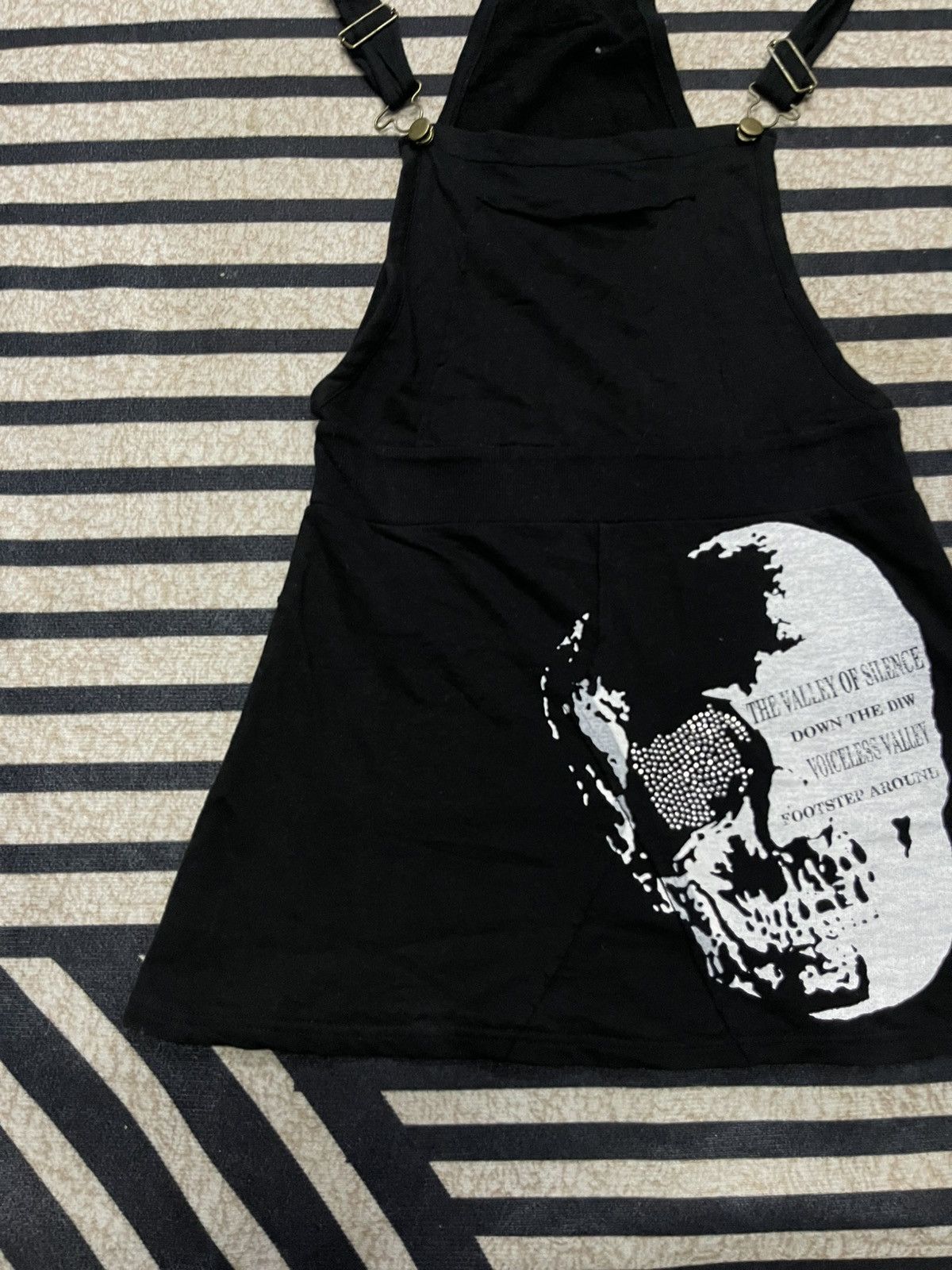 If Six Was Nine 2000s L.G.B STYLE M.K.R SKULL HOODIE MINI DRESS RARE DESIGN Size M / US 6-8 / IT 42-44 - 3 Thumbnail