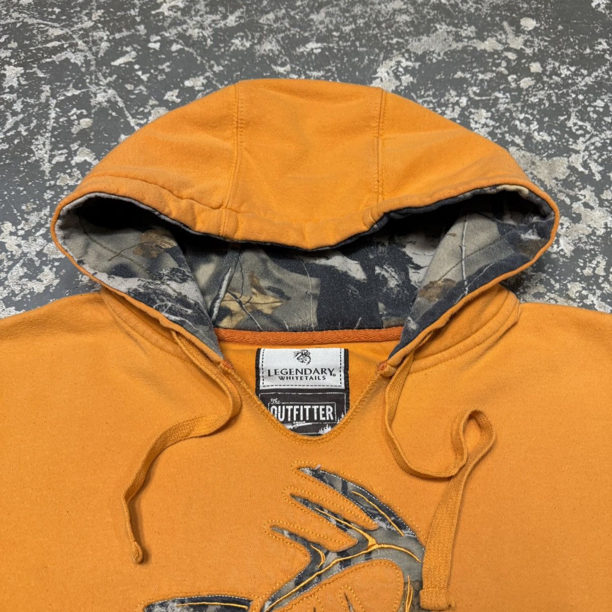 Vintage Vintage RealTree Legendary Essential Camo Orange Hoodie Swea Size US XL / EU 56 / 4 - 8 Thumbnail
