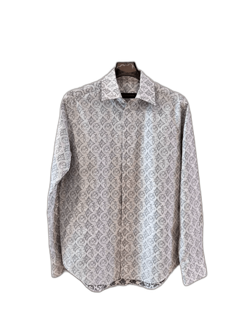 Louis Vuitton Louis Vuitton full print long sleeve shirt Size US M / EU 48-50 / 2 - 1 Thumbnail