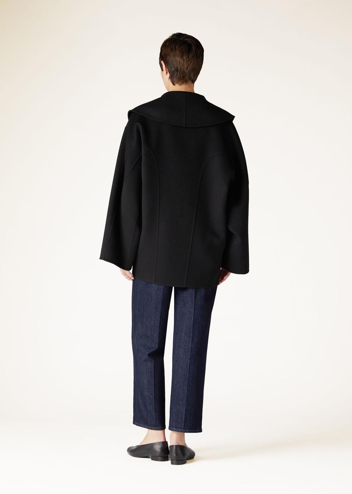 Loro Piana o1srvl11e1224 Enrique Cashmere Coat in Black Size M / US 6-8 / IT 42-44 - 4 Thumbnail