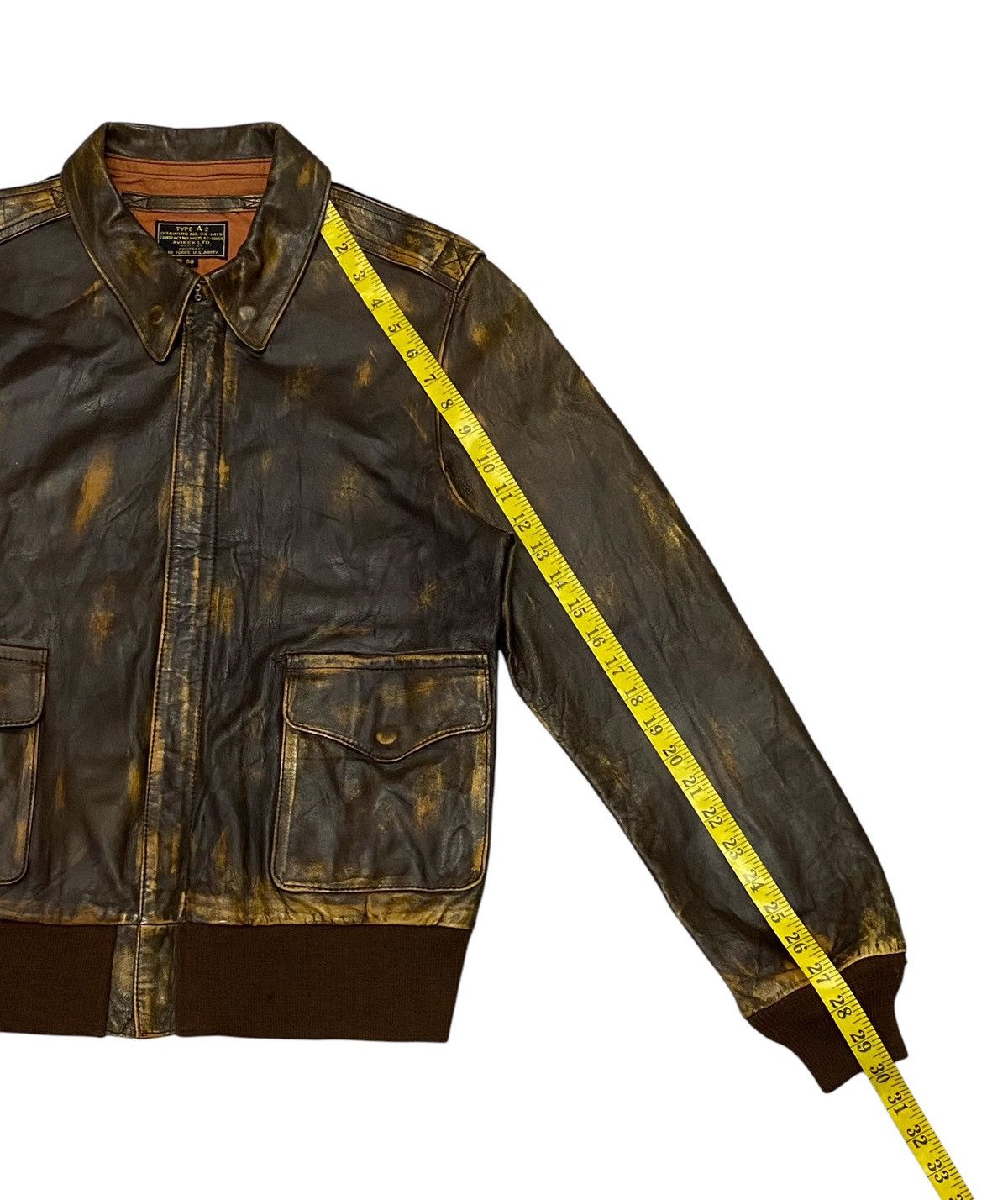 Avirex Avirex Type A-2 Leather Bomber Jacket Size US M / EU 48-50 / 2 - 21 Thumbnail