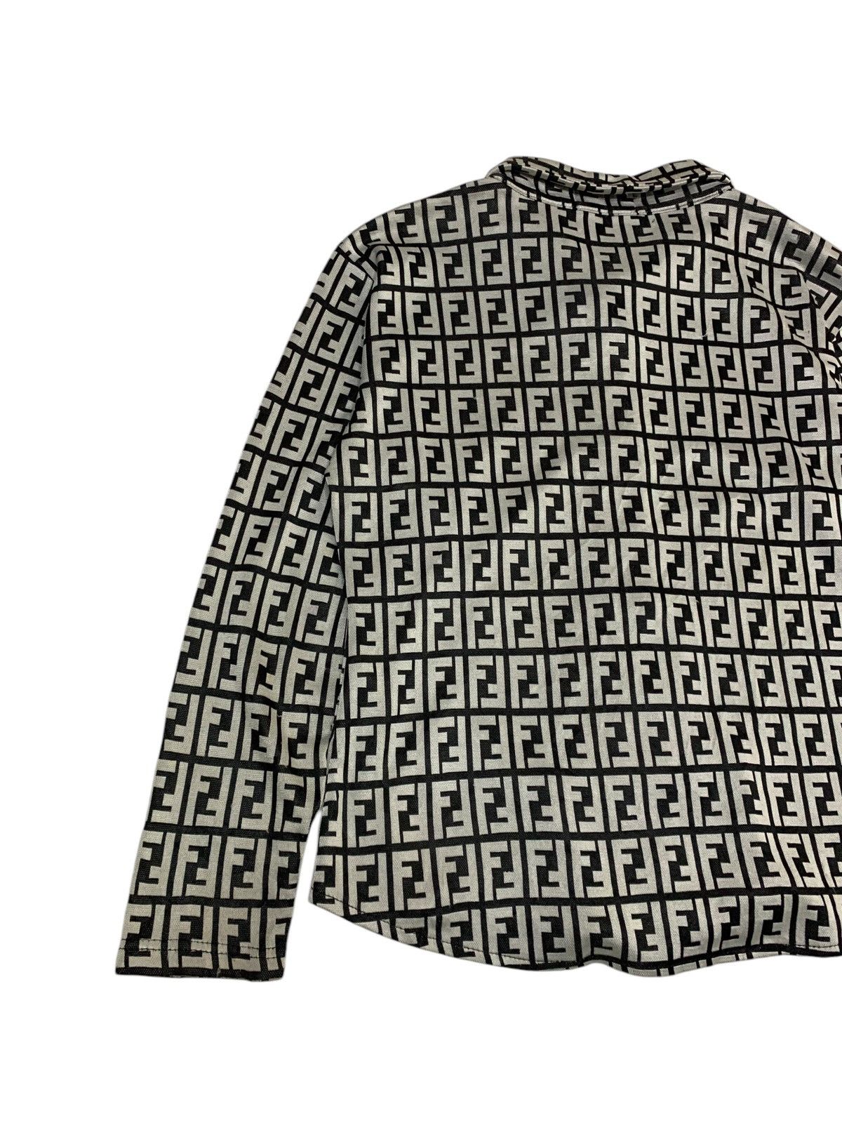 Fendi 🔥VTG FENDI ZUCCA MONOGRAM SHIRTS (BUTTON UP) Size M / US 6-8 / IT 42-44 - 5 Thumbnail