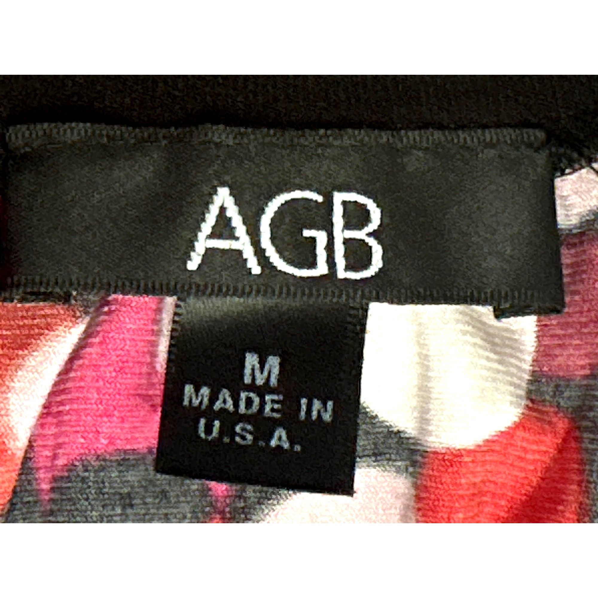 Other AGB Medium Multicolor Made In USA Blouse Bubble Circle Print Size M / US 6-8 / IT 42-44 - 10 Thumbnail