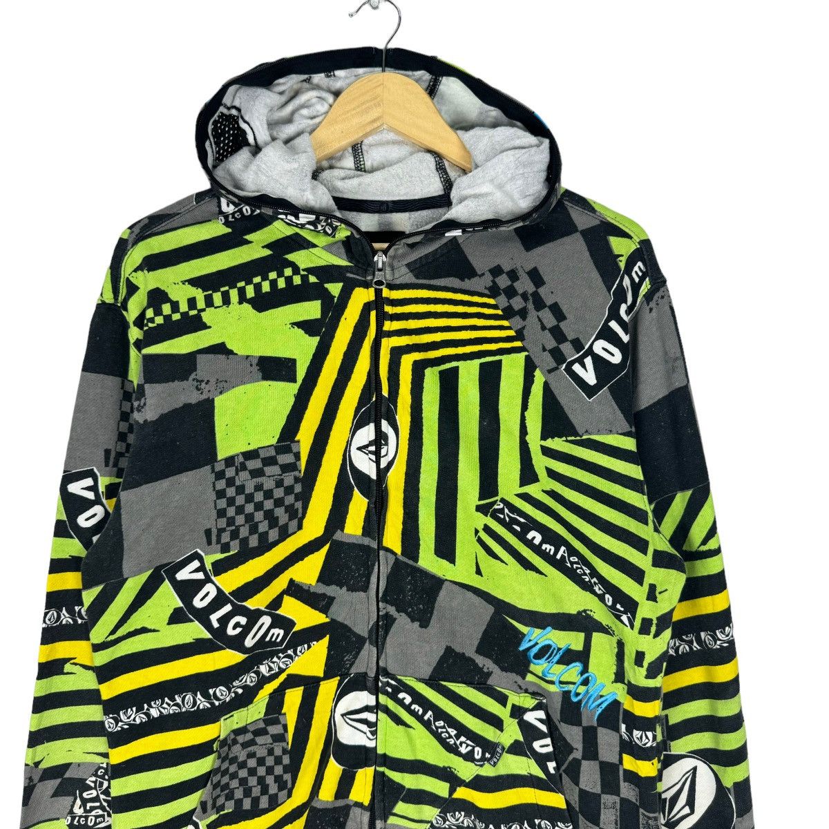 Volcom ☀️VOLCOM SKATE HOODIE ZIPPER SWEATSHIRT PULLOVER Size US M / EU 48-50 / 2 - 2 Thumbnail