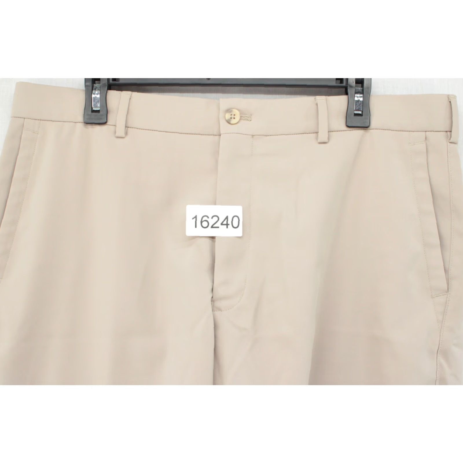 Peter Millar Peter Millar Golf Shorts Beige Performance 9" Mid Rise Mens 36 Chino Casual Pockets Logo 9" Inseam Size US 36 / EU 52 - 7 Thumbnail