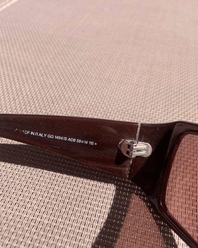 Gucci × Tom Ford × Vintage Gucci Sunglasses Logo Shield Mask Pop Vintage Size ONE SIZE - 6 Thumbnail