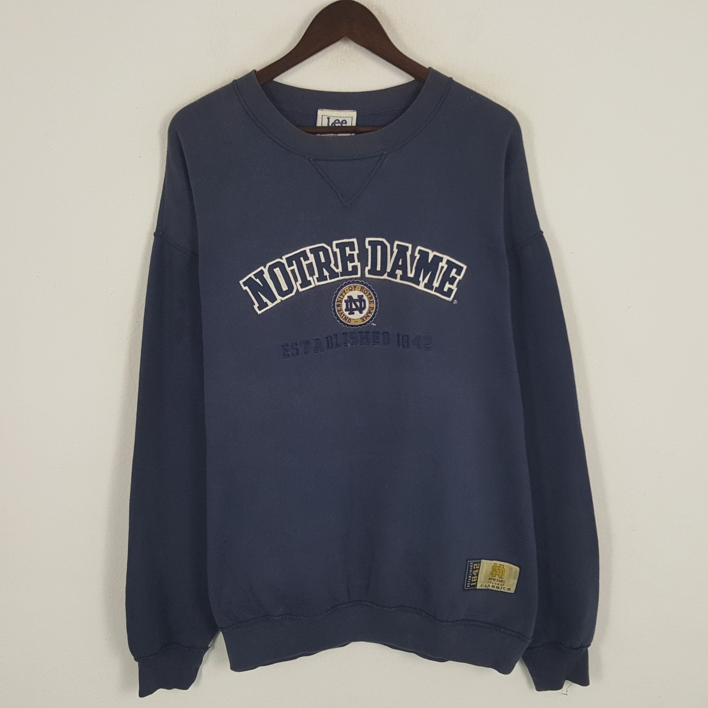 Lee × Vintage Vintage Lee Sport x Norte Dame Sweatshirt Size US XXL / EU 58 / 5 - 1 Thumbnail