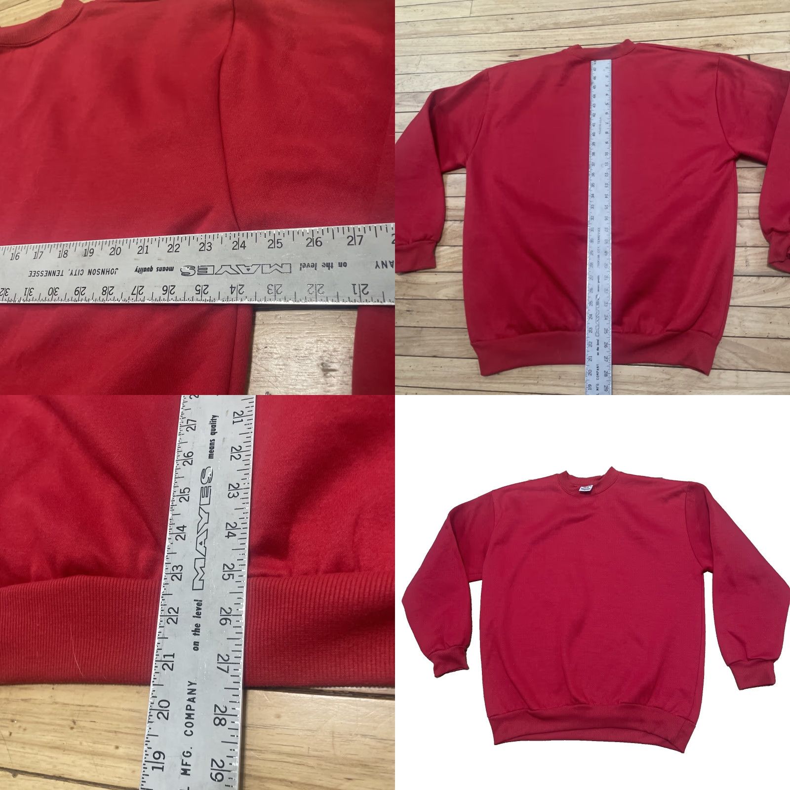 Vintage VINTAGE HILL Sweater Men XL Red Classic 90s 80s Retro Made USA Christmas Pullover Knit Crew Neck Size US XL / EU 56 / 4 - 8 Thumbnail