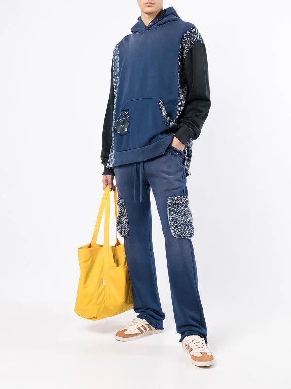 Alchemist Alchemist Patchwork detail cotton hoodie Size US XXL / EU 58 / 5 - 5 Thumbnail