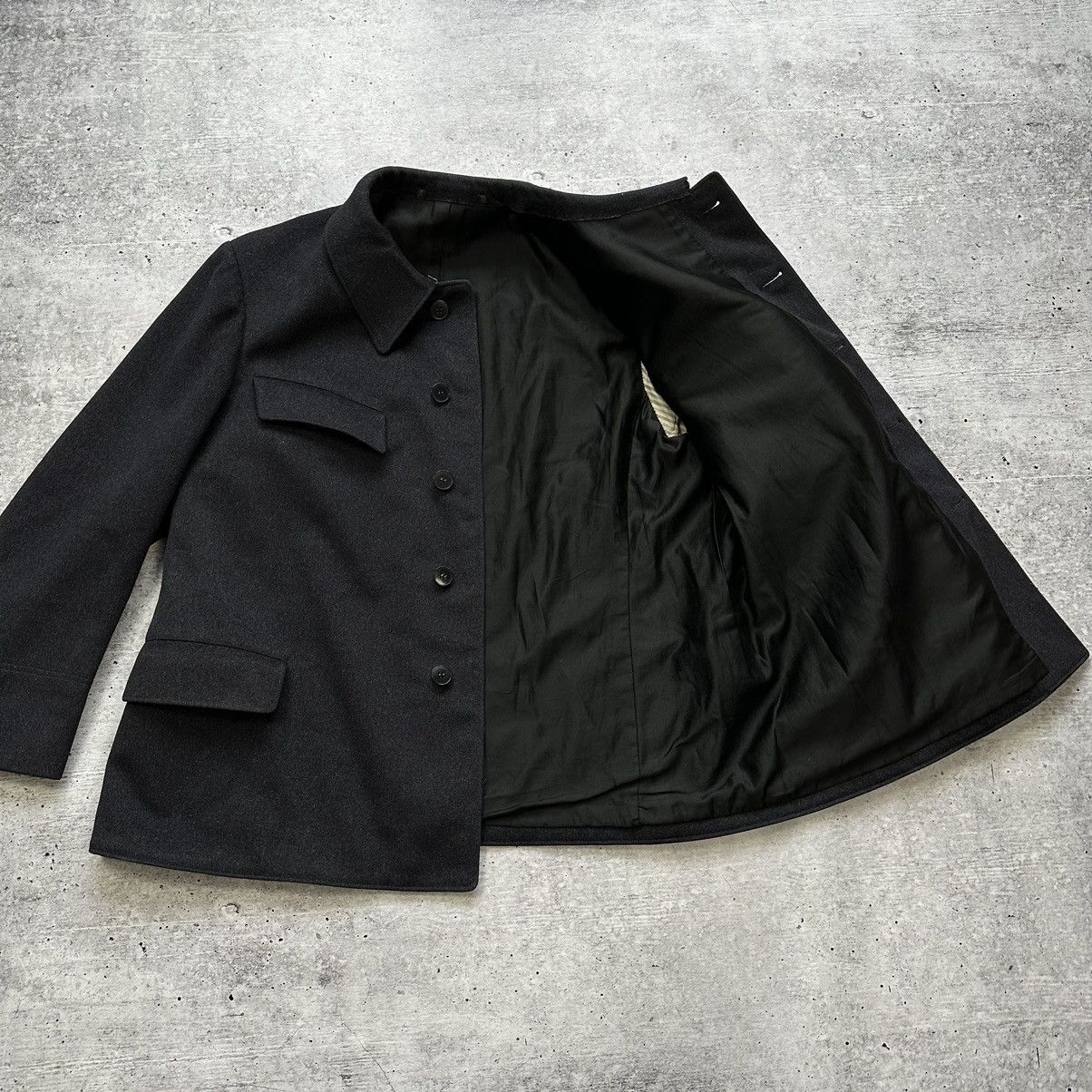 Vintage 1940-1950s Vintage Wool Jacket With Slash Chest Pocket Size US S / EU 44-46 / 1 - 16 Thumbnail