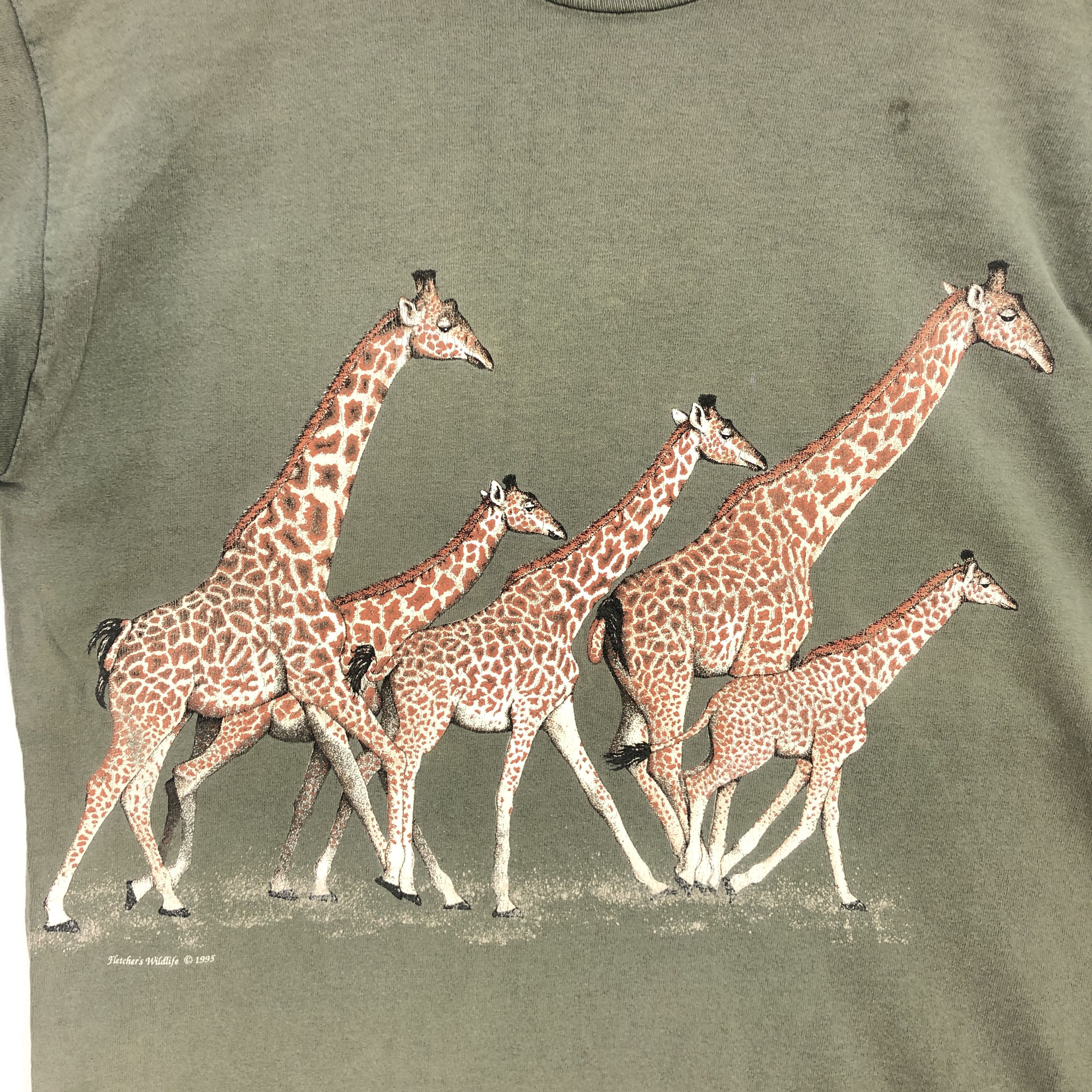 Habitat Vintage Animal T Shirt Giraffe Habitat Zoo 56789 Size US M / EU 48-50 / 2 - 3 Thumbnail