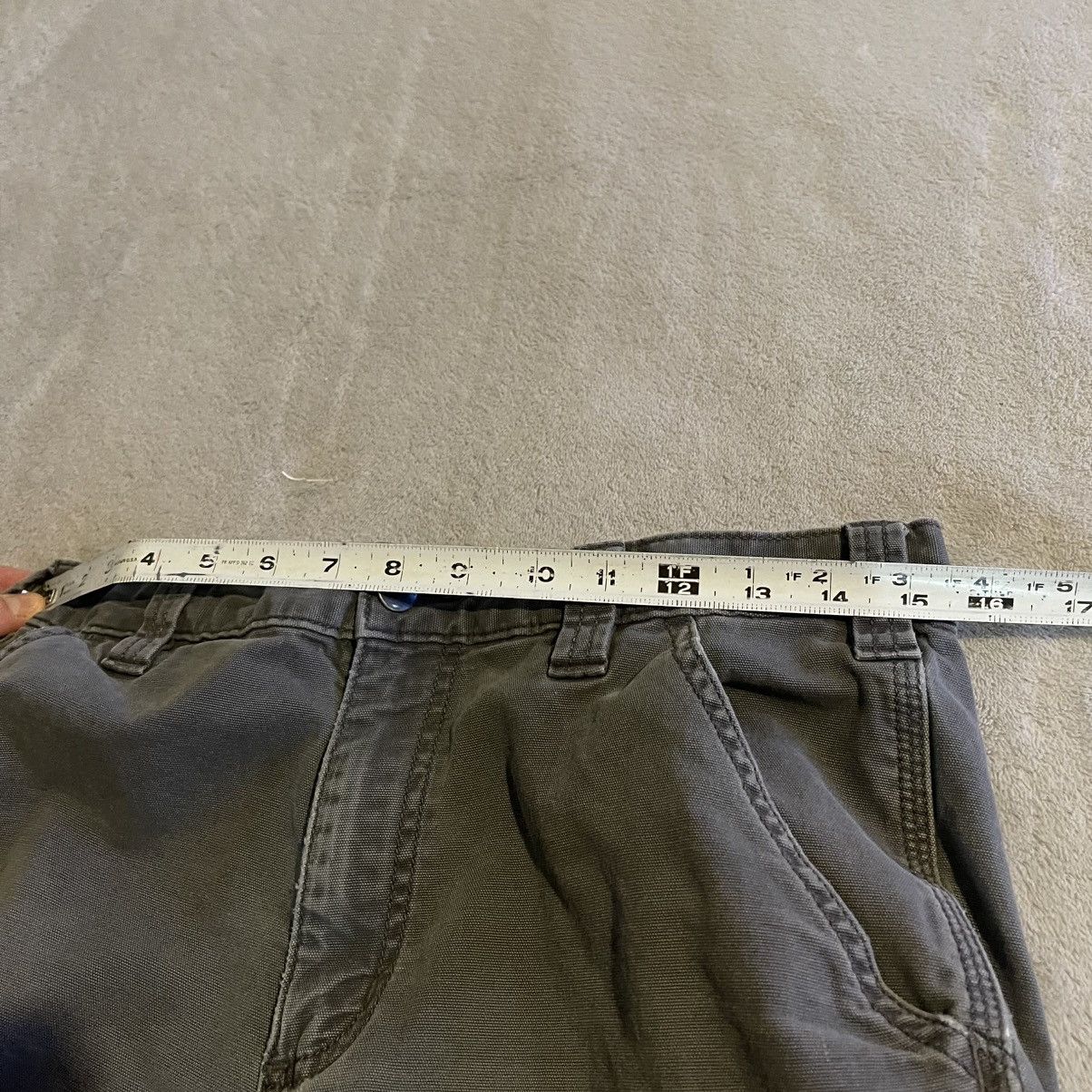 Carhartt Vintage Y2K Carhartt Pants Rugged Flex Work Gray Mens 32x32 Size US 31 - 7 Thumbnail