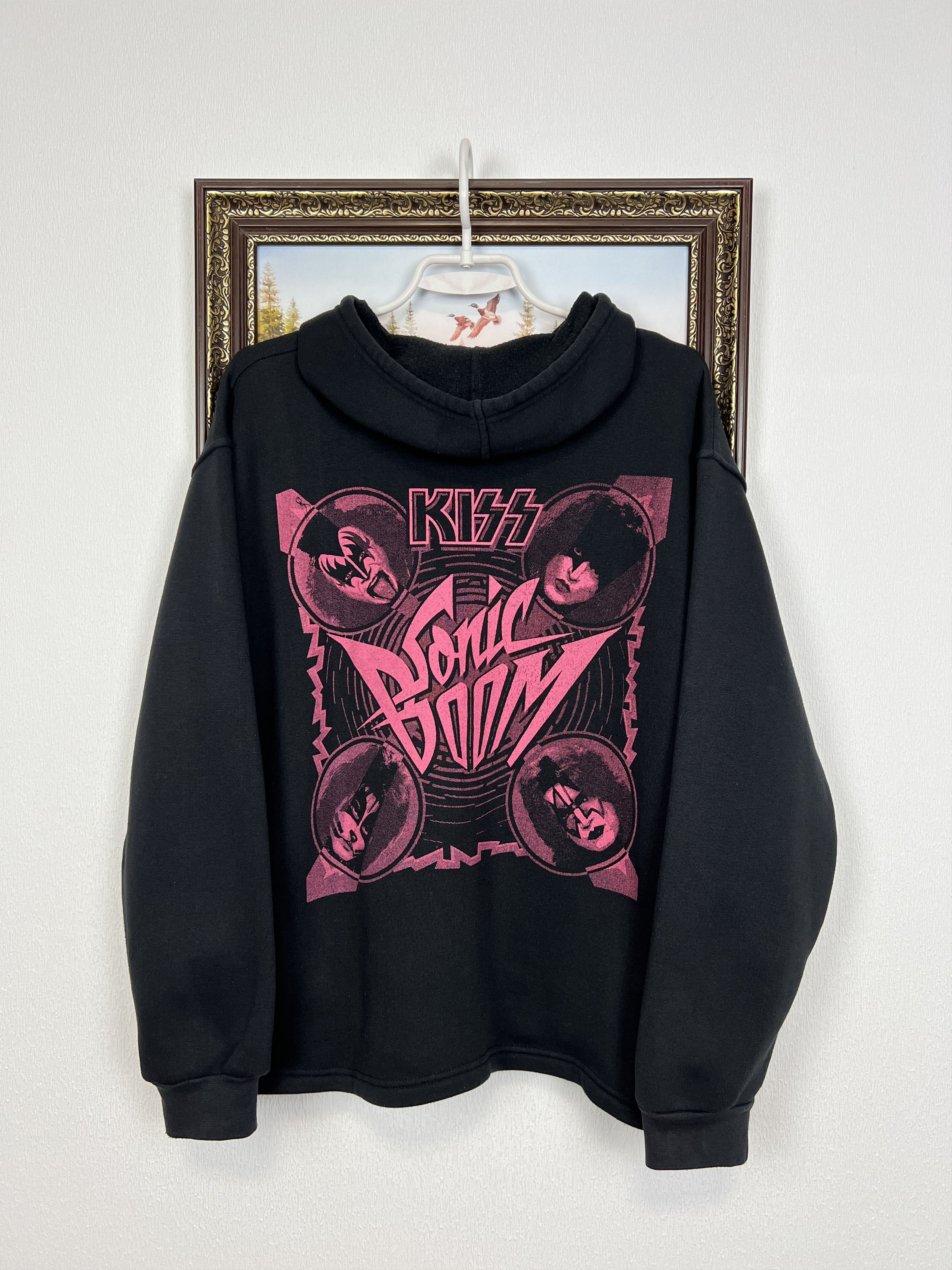 Vintage Vintage Kiss Sonic Boom Hoodie Band Over Print Jacket Size US S / EU 44-46 / 1 - 11 Thumbnail