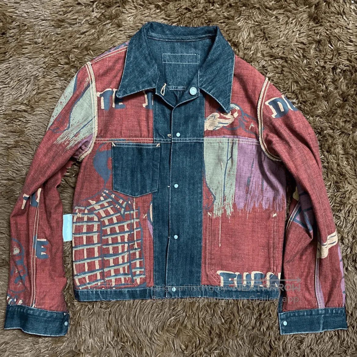 Comme des Garcons Homme Plus Comme Des Garcons Homme 03SS Cube Archive Denim Jacket. Size US M / EU 48-50 / 2 - 2 Thumbnail