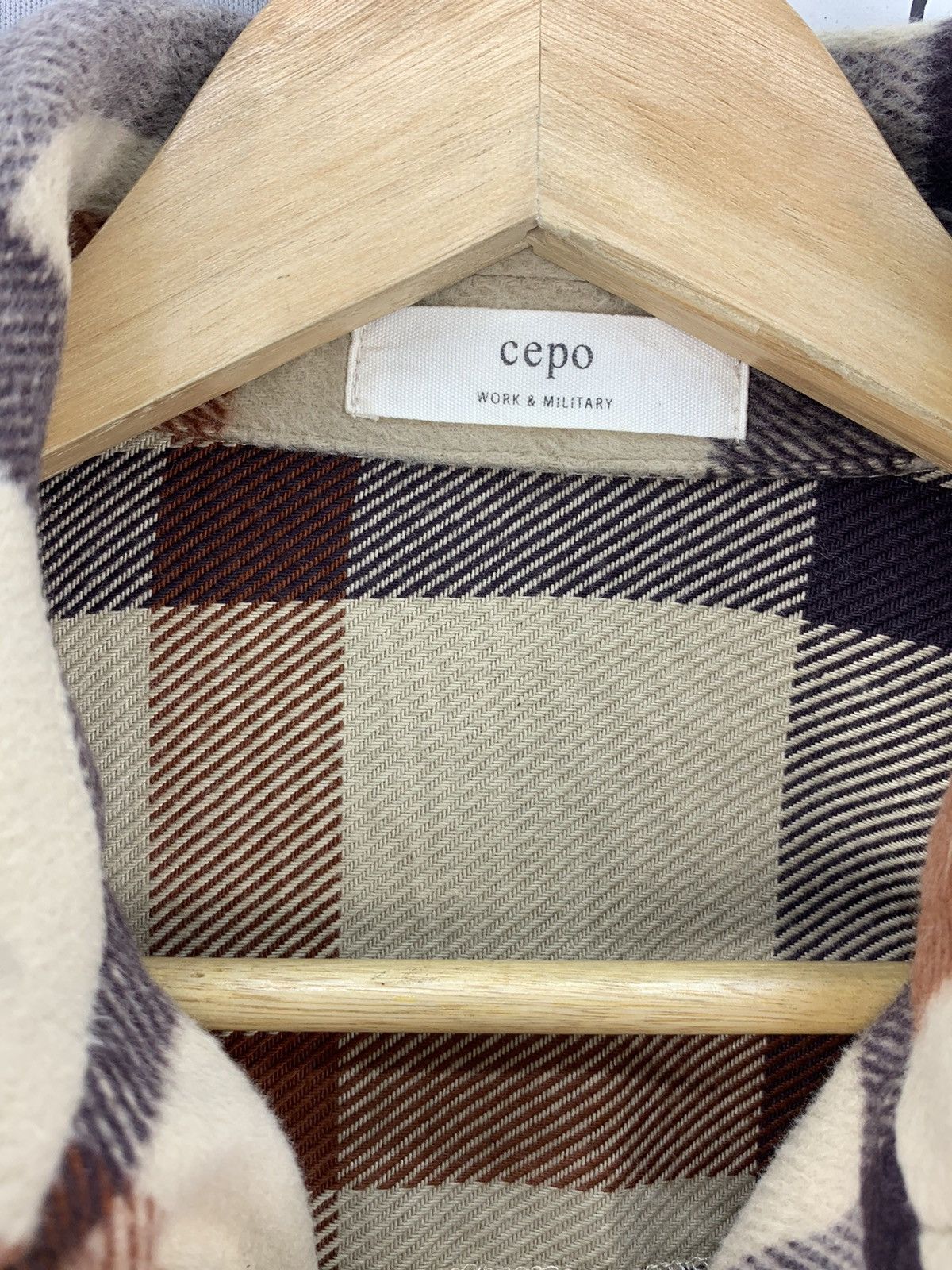 CPO Cepo Work & Military Plaid CPO Flannel Jacket Size US XL / EU 56 / 4 - 12 Thumbnail
