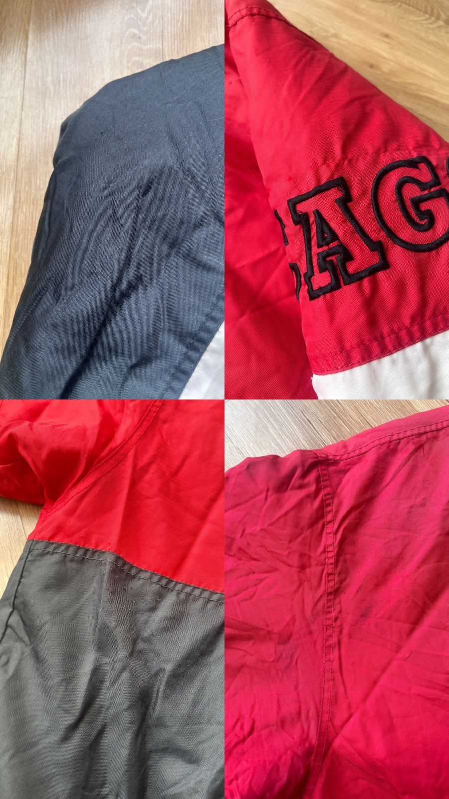 Starter Vintage 90s NBA Chicago Bulls Big Logo Bomber Jacket Size US XXL / EU 58 / 5 - 16 Thumbnail