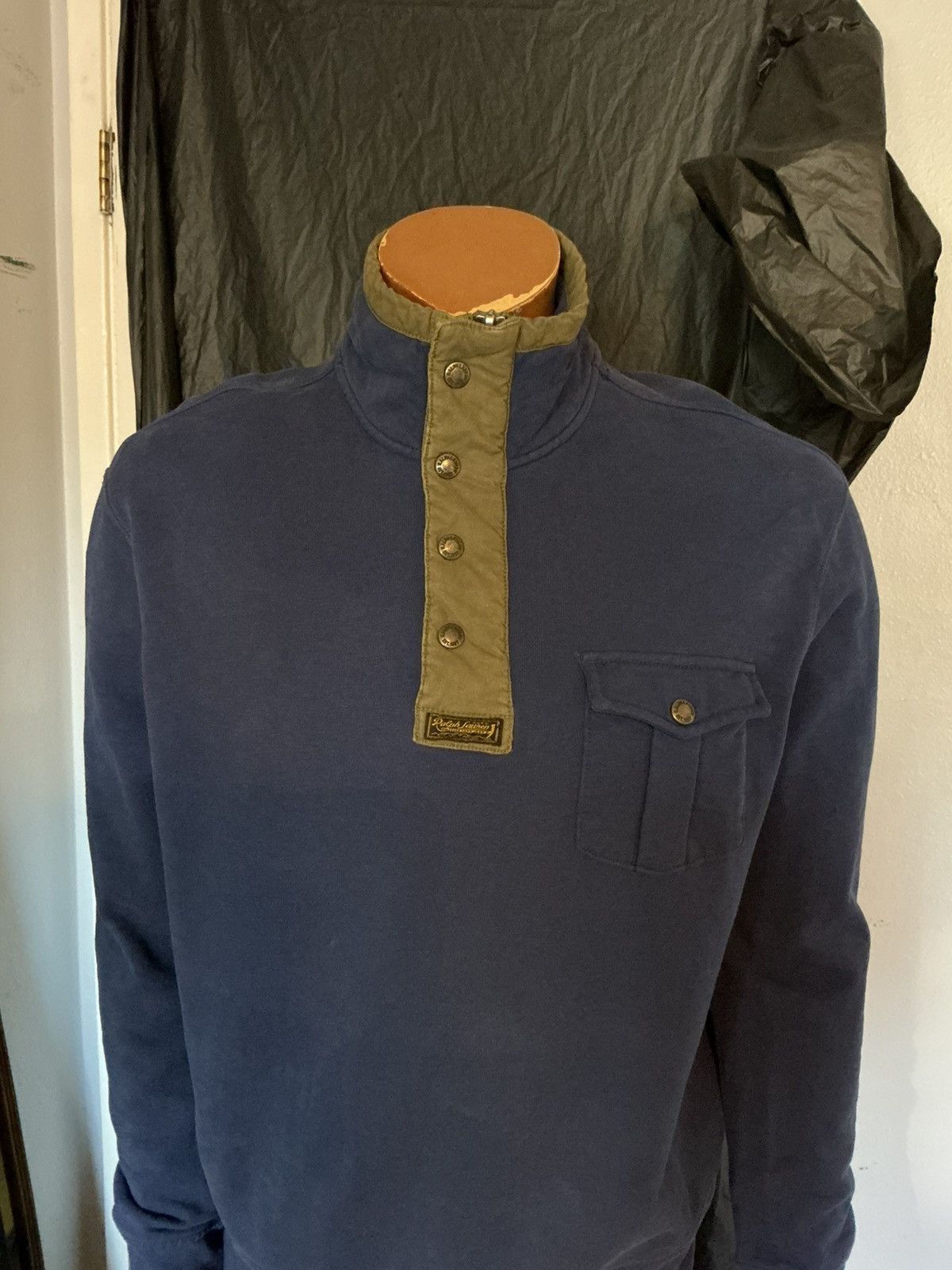 Polo Ralph Lauren Vintage Polo Ralph Lauren Pocket 1/4 Zip Pullover Sweatshirt Size US L / EU 52-54 / 3 - 11 Thumbnail