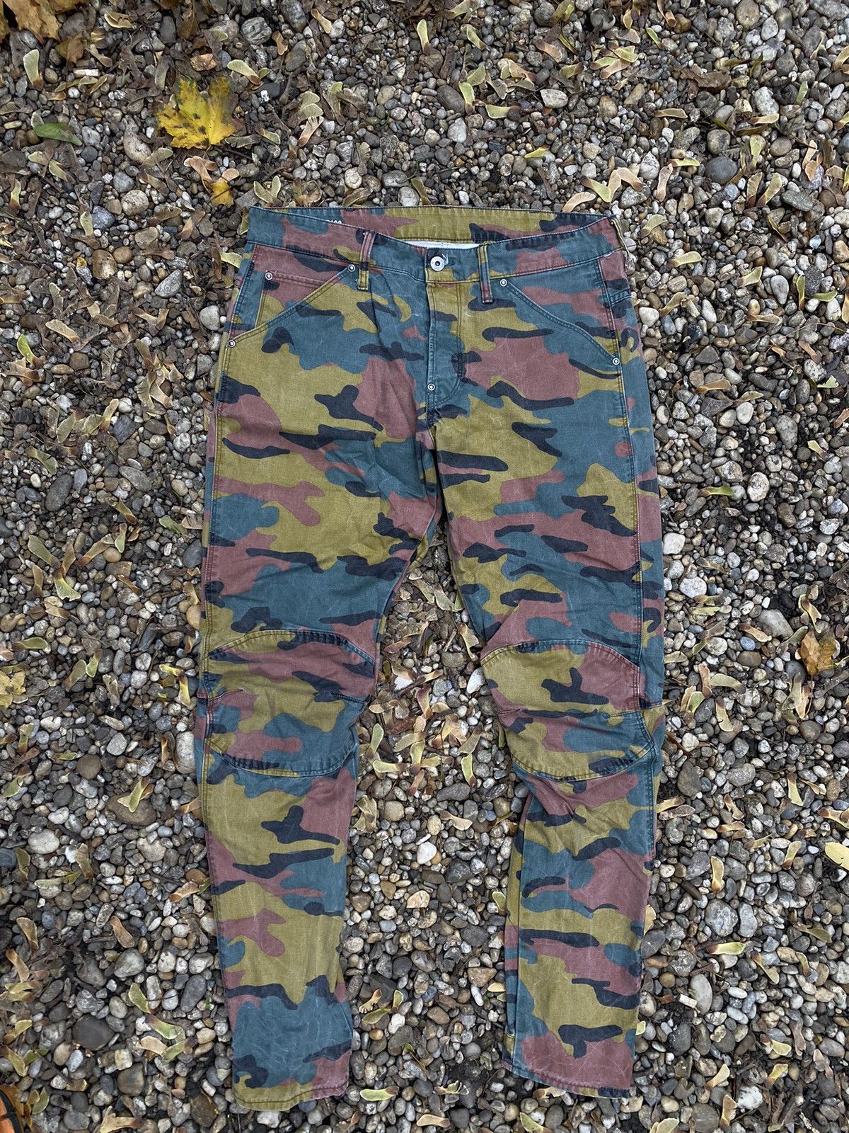 G-Star × Pharrell G-Star x Pharell Williams Camo Overprinted Jeans Size US 33 - 4 Thumbnail