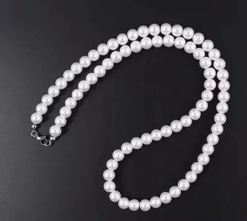 Japanese Brand × Vintage Men’s trendy punk pearl necklace Size ONE SIZE - 4 Thumbnail