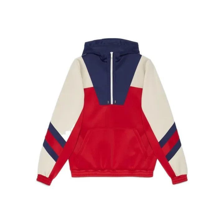 Gucci Gucci Color Block Half-Zip Sweatshirt for Men -2506