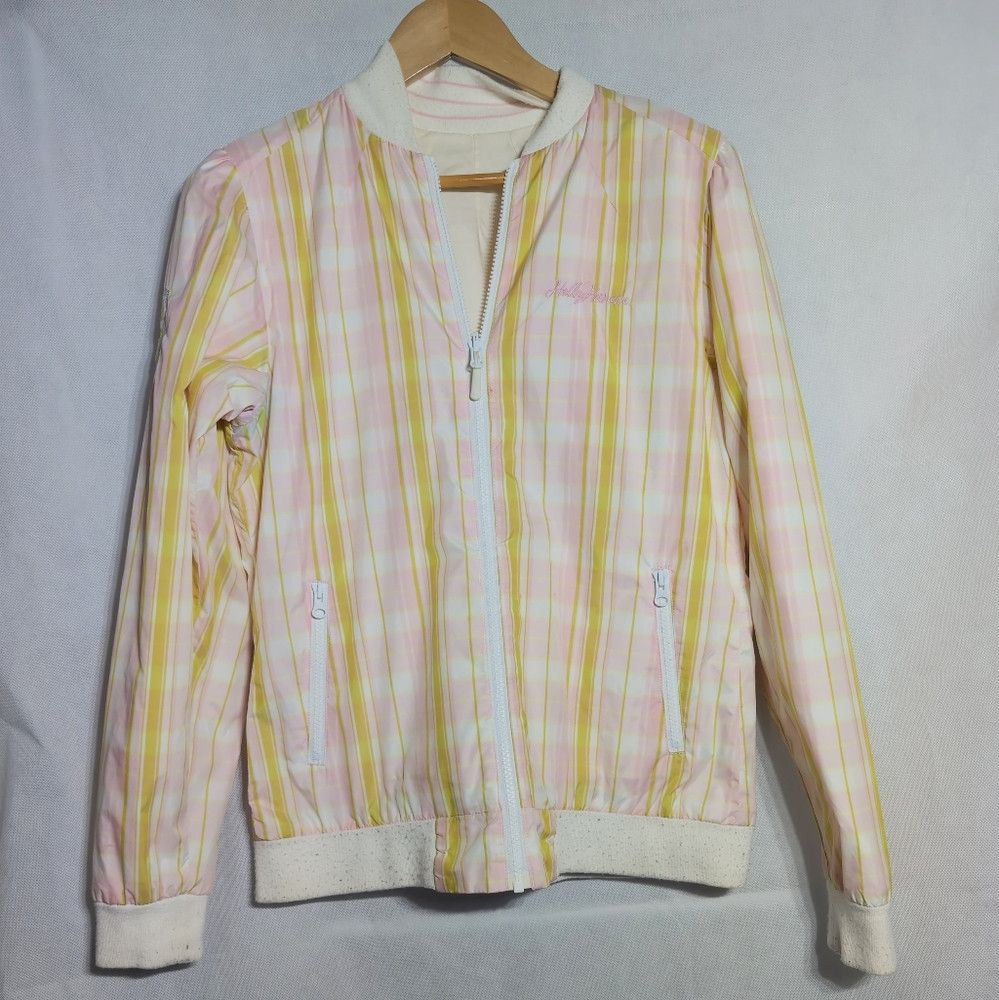Helly Hansen Vintage Helly Hanson Women's Pink and Yellow Plaid Jacket Size L / US 10 / IT 46 - 1 Thumbnail
