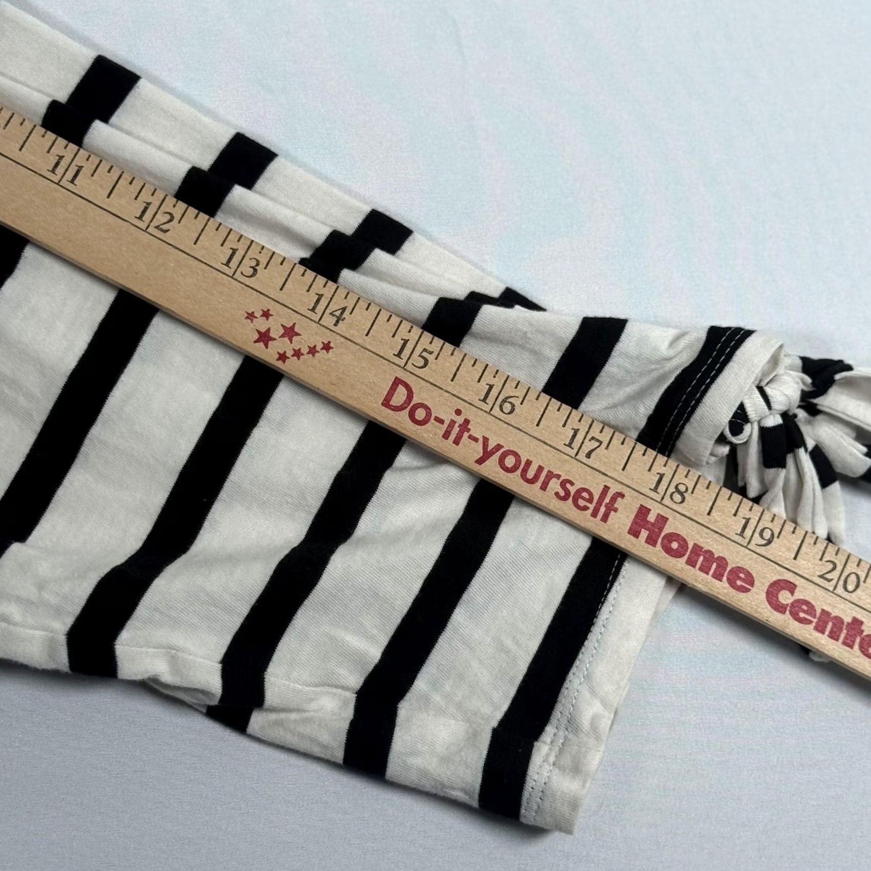 Old Navy VINTAGE Old Navy Mariner Tunic Top XXL Monochrome Stripe Boat Neck Bow Sleeve Retro Chic Size XXL / US 16-18 / IT 52-54 - 5 Thumbnail