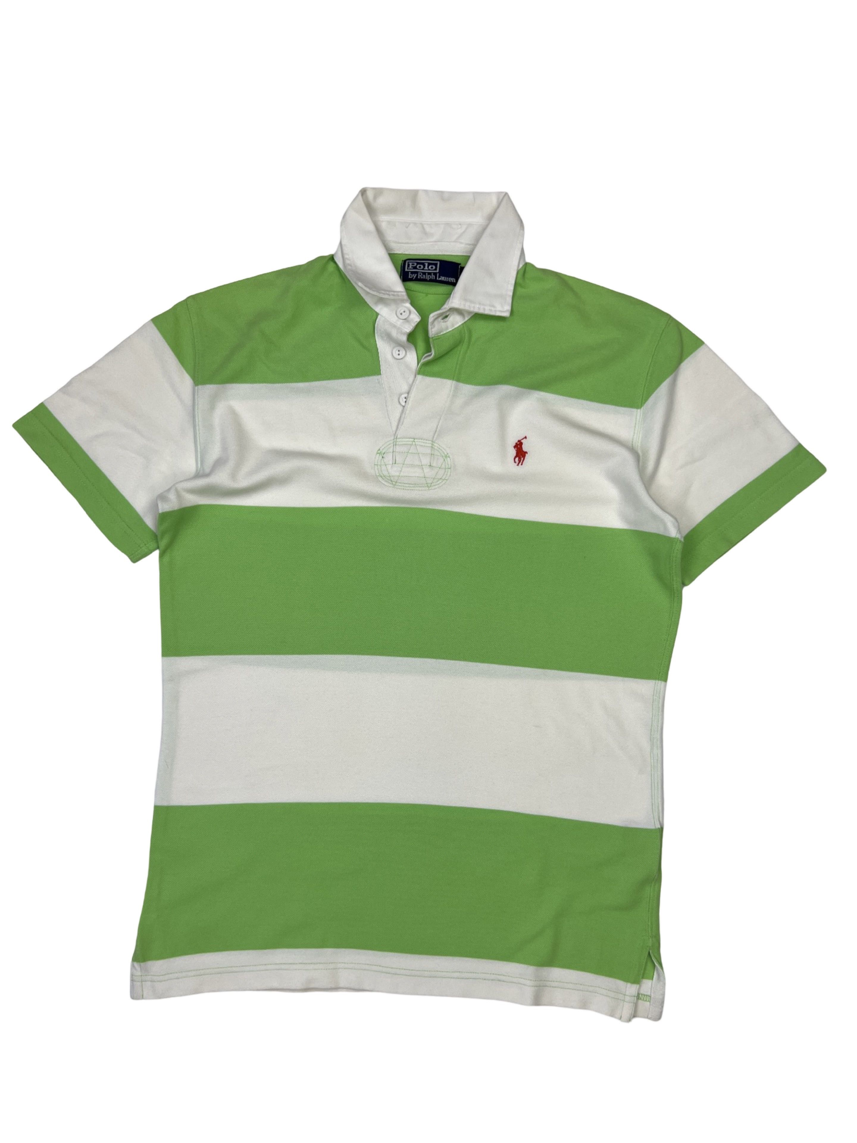 Polo Ralph Lauren × Vintage Vintage Polo Ralph Lauren Striped Rugby Shirt Chief Keef Size US S / EU 44-46 / 1 - 1 Thumbnail