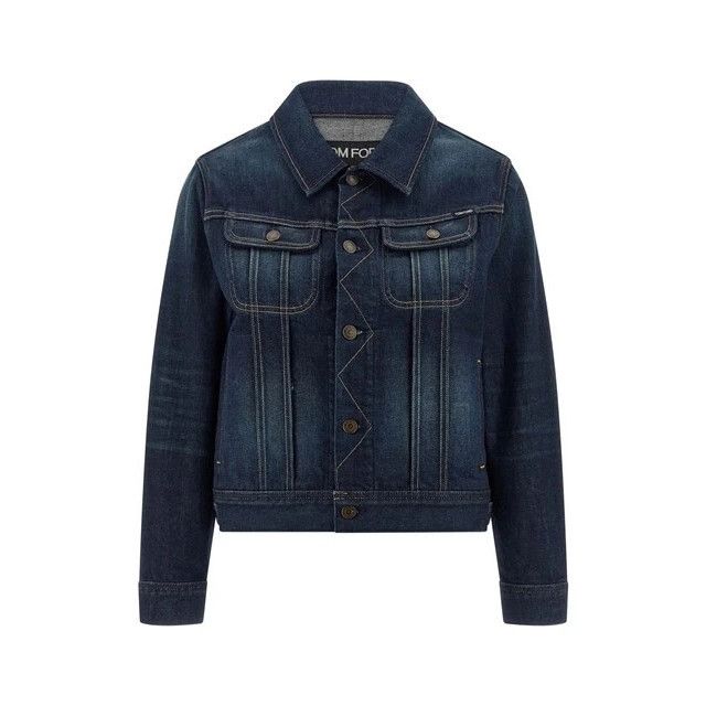 TOM FORD Japanese denim Blue Jacket New & Authentic (Women's