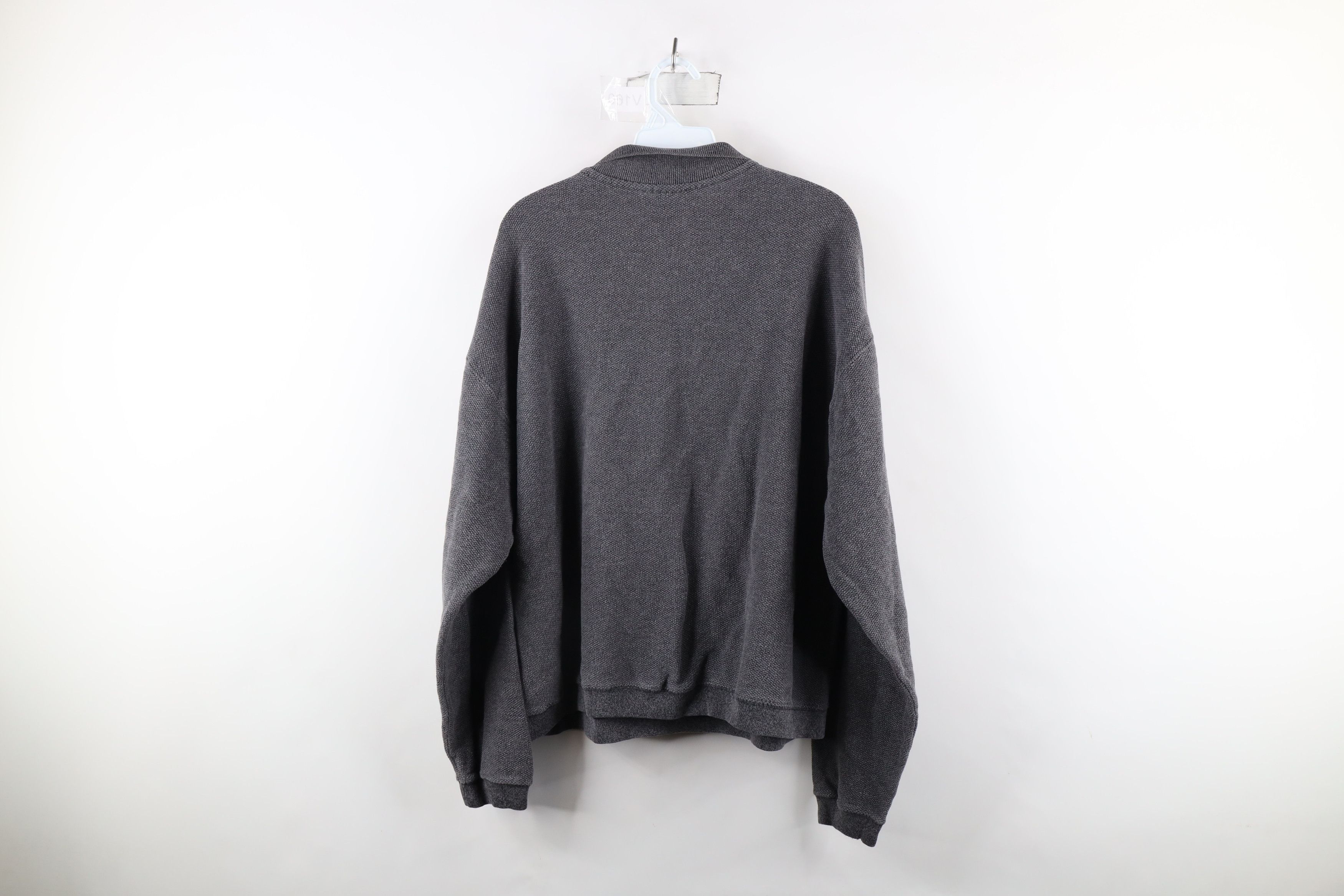 Lands' End × Vintage Vintage 90s Lands End Knit Boxy Fit Long Sleeve Polo USA Size US L / EU 52-54 / 3 - 9 Thumbnail