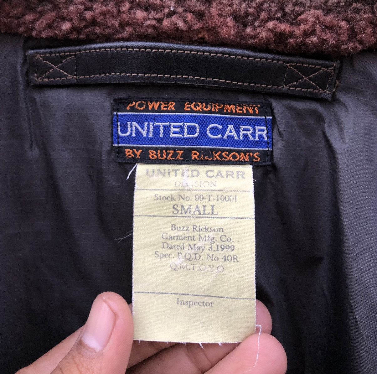 Buzz Rickson's Vintage UNITED CARR by Buzz Rickson's Quilted Bomber Jacket Size US S / EU 44-46 / 1 - 19 Thumbnail
