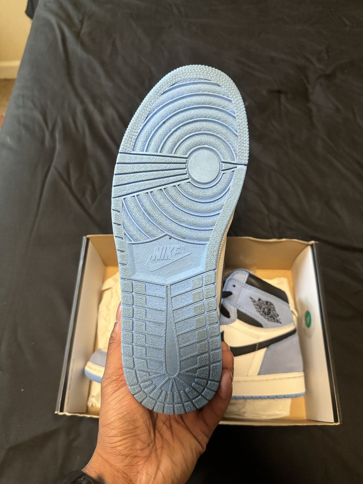 Jordan Brand Jordan 1 University Blue Size US 9.5 / EU 42-43 - 3 Thumbnail