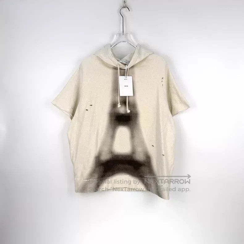 Dior Dior Beige classic logo destructive style short-sleeved ho Size M / US 6-8 / IT 42-44 - 3 Thumbnail