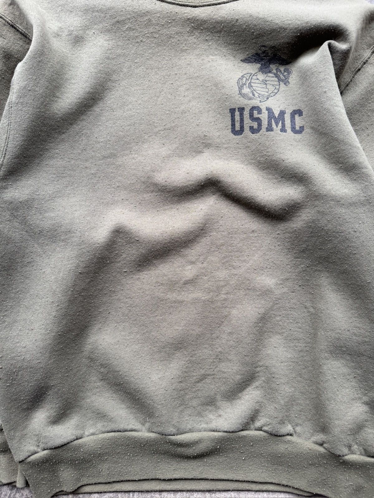 Japanese Brand Vintage Y2K usmc military green baggy fit pullover sweater Size US M / EU 48-50 / 2 - 2 Thumbnail