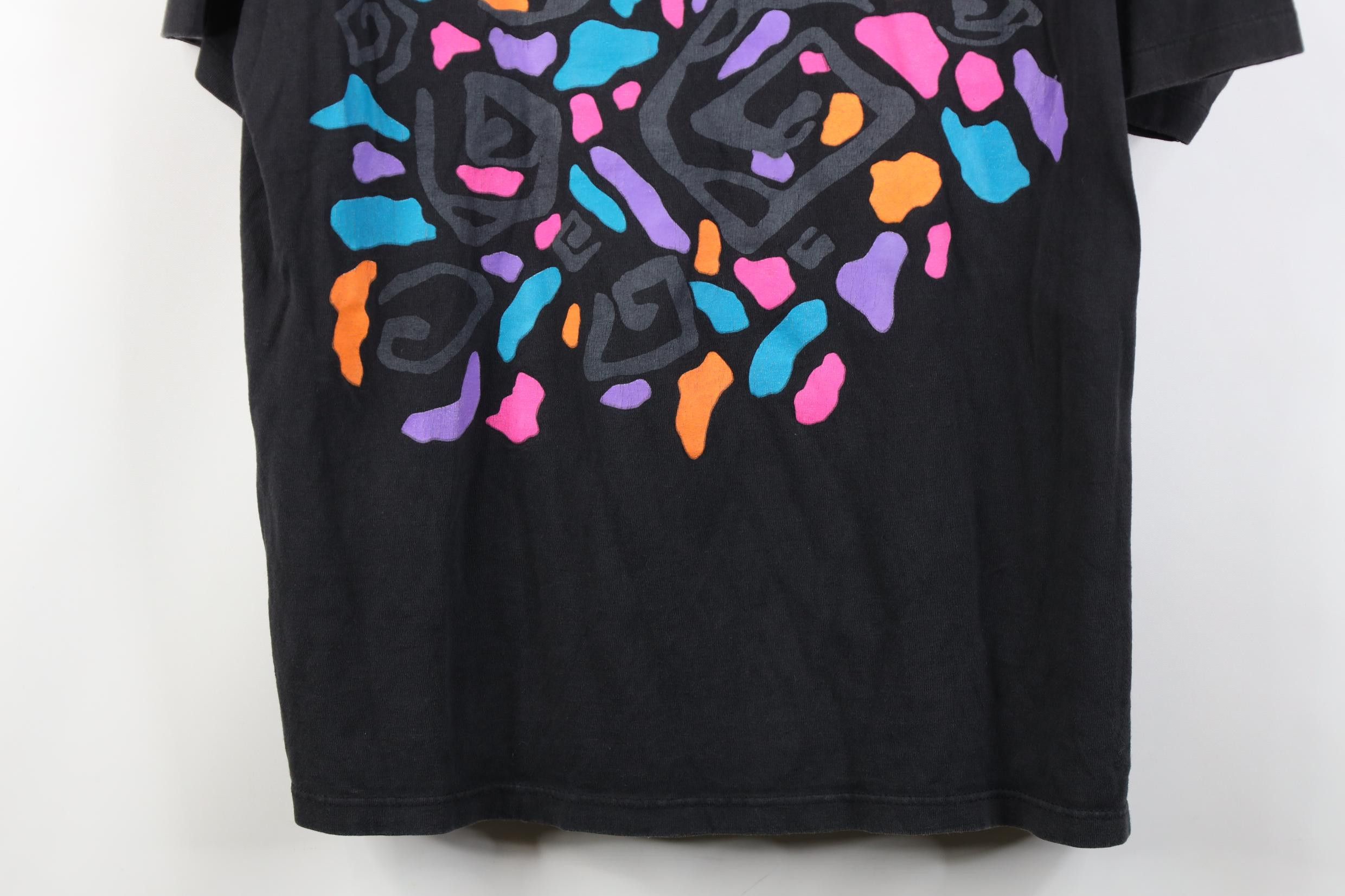 Vintage Vintage 80s 90s Streetwear Surfing Surf T-Shirt Black USA Size ONE SIZE - 3 Thumbnail