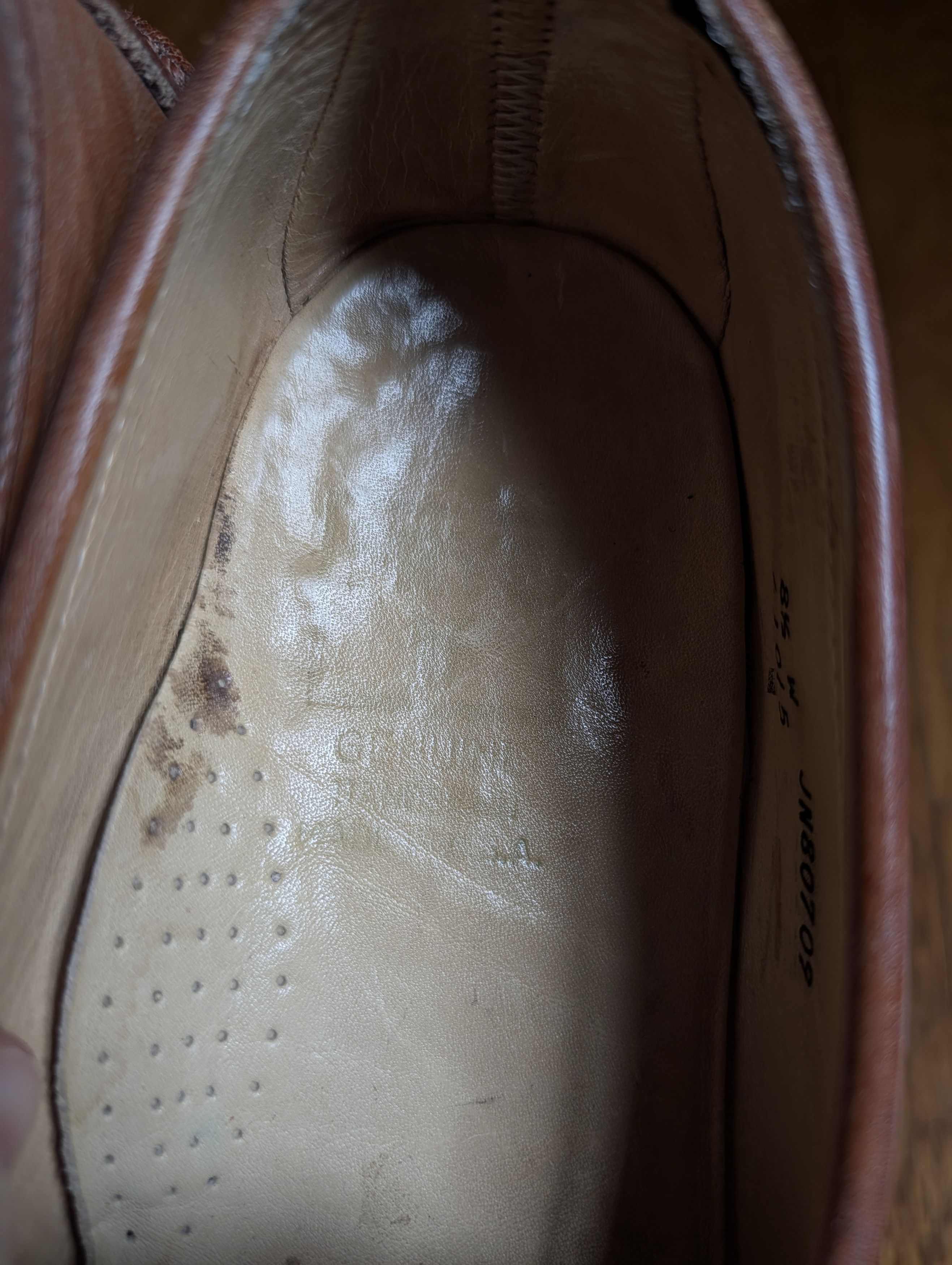 Mezlan Brown leather "Florence" brogues Spain mens 10 Size US 10 / EU 43 - 10 Thumbnail