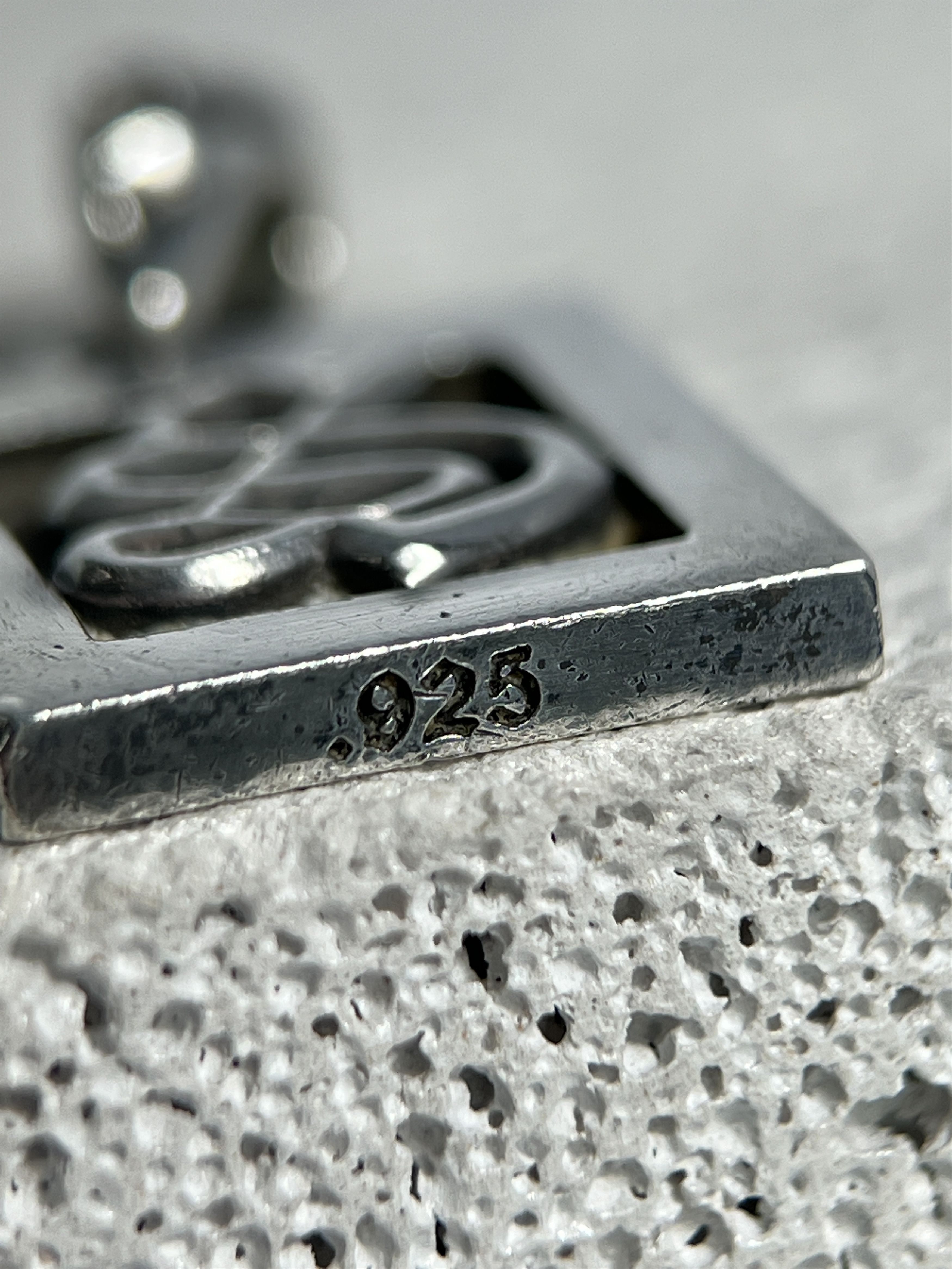 Chrome Hearts Chrome Hearts CH Square Pendant 2002 .925 Silver Size ONE SIZE - 12 Thumbnail