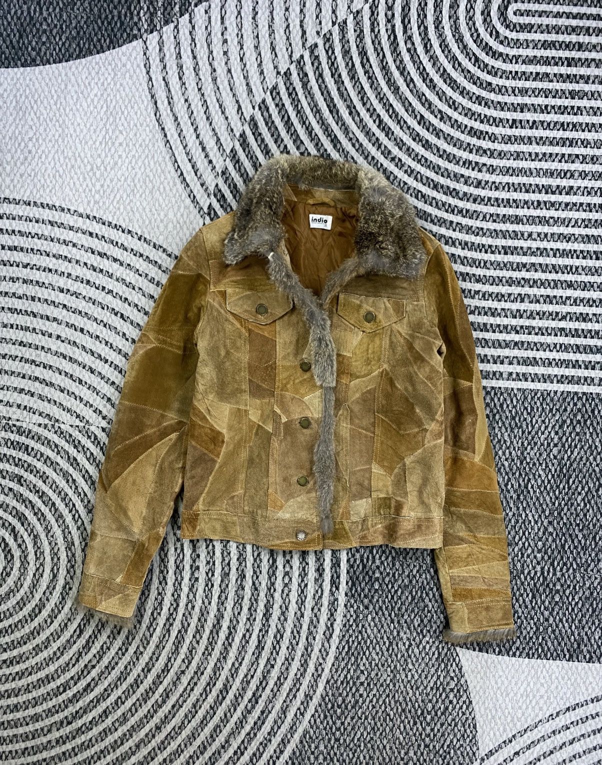 45rpm Vintage Indio Patchwork Leather Jacket Size US S / EU 44-46 / 1 - 6 Thumbnail
