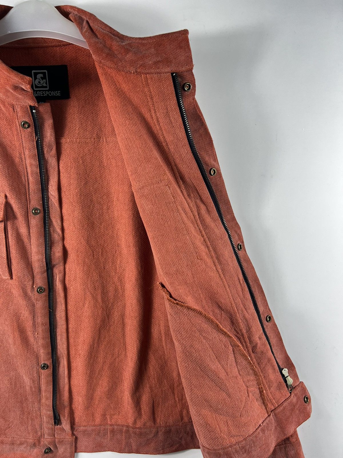 Japanese Brand 🔥 Call & Response japan denim biker jacket Size US S / EU 44-46 / 1 - 7 Thumbnail