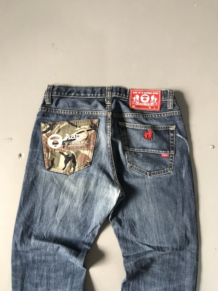 Aape × Vintage Vintage bathing aape army print denim Size US 33 - 5 Thumbnail
