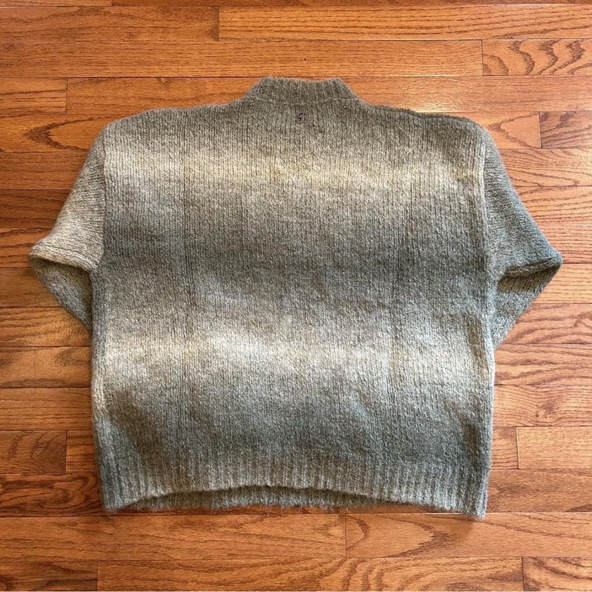 FiveFourFive FiveFourFive 545 Alpaca Faded Sweater ‘Monteverde Green’ Size US S / EU 44-46 / 1 - 2 Thumbnail