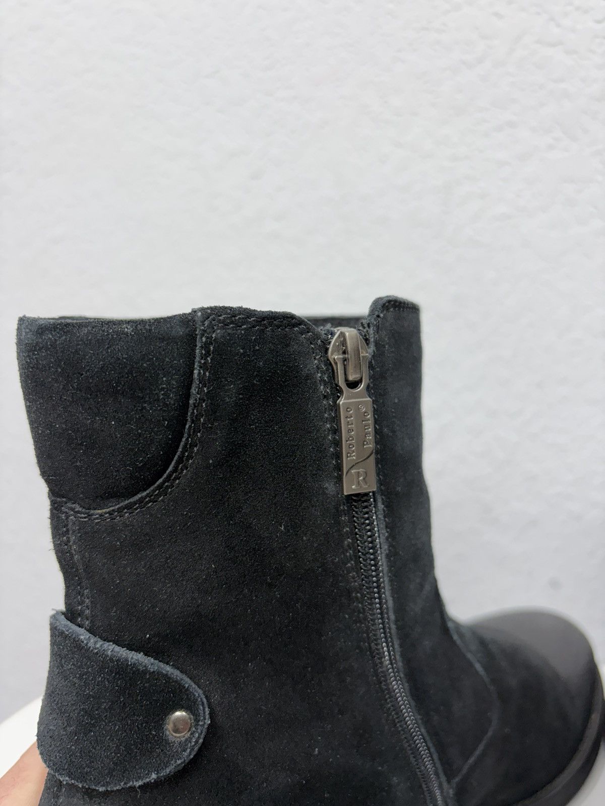 If Six Was Nine Artisan Black Harness High Guidi Vibe Leather Biker Boots Size US 9.5 / EU 42-43 - 15 Thumbnail