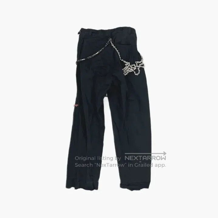 Balenciaga Balenciaga Black Rhinestone Detail Casual Pants. Size US 26 / EU 42 - 3 Thumbnail