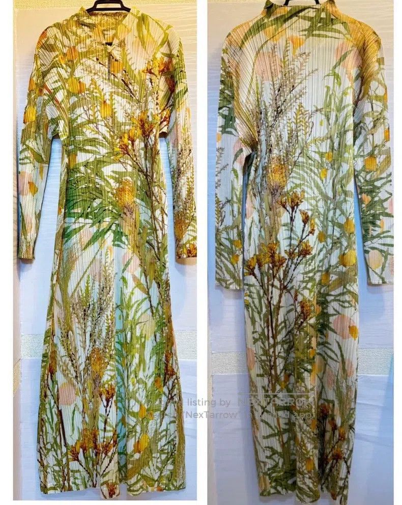 Issey Miyake Issey Miyake Yellow Dress Size M / US 6-8 / IT 42-44 - 1 Thumbnail