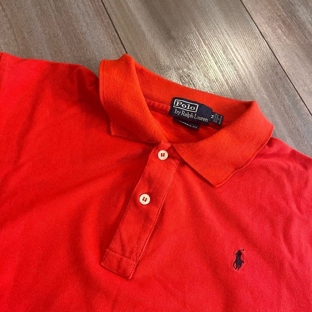 Polo Ralph Lauren Polo Ralph Lauren Red/Coral Polo Men Medium Bin G-24 Size US M / EU 48-50 / 2 - 2 Thumbnail