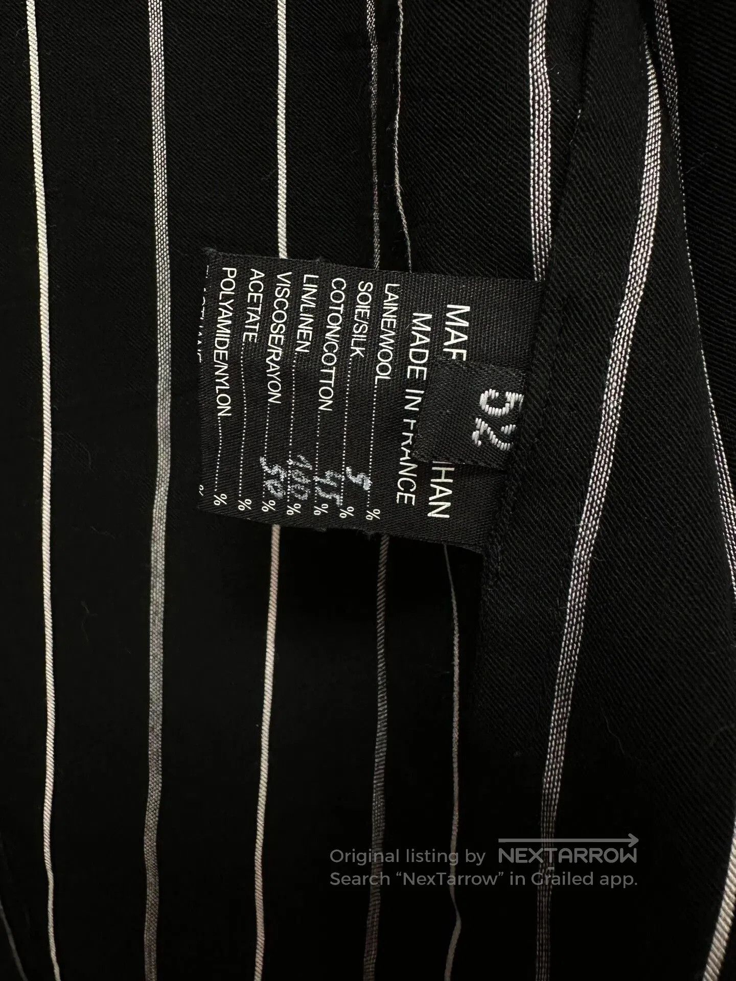 Marc Le Bihan Marc Le Bihan 18AW Cotton. Size US L / EU 52-54 / 3 - 9 Thumbnail